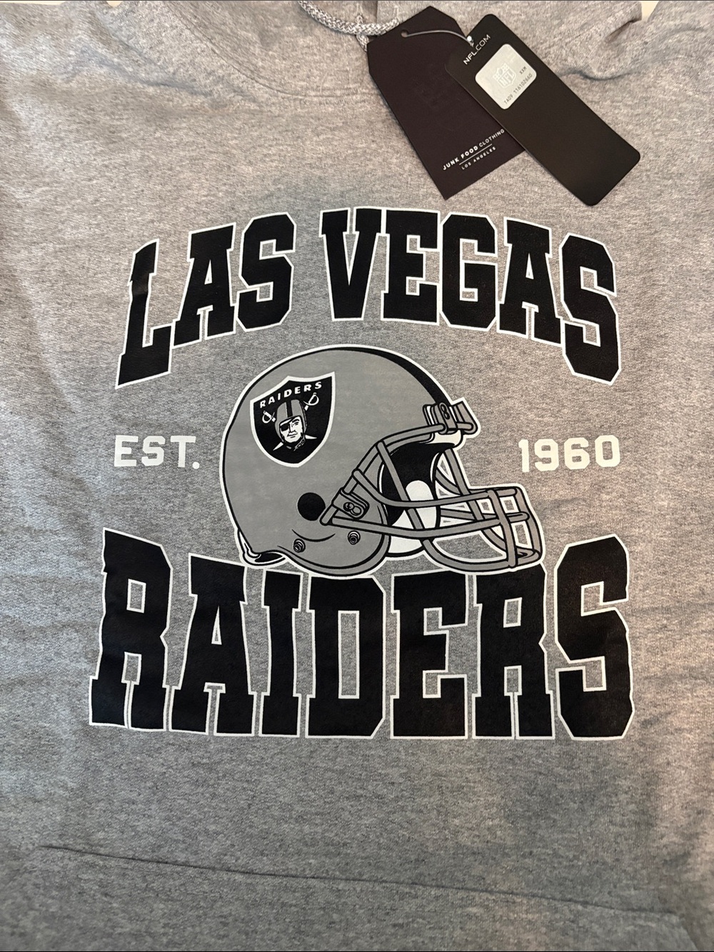 NFL Las Vegas Raiders Gray Hoodie